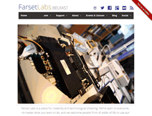 Tablet Screenshot of farsetlabs.org.uk